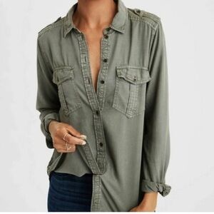 Zara Classic Army Buttondown